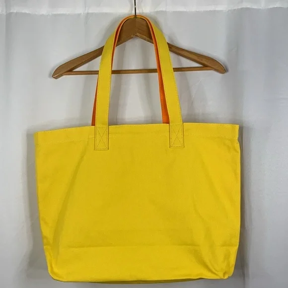 Esprit Yellow Tote Bag- NWT - Picture 7 of 11